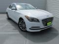 2015 Casablanca White Hyundai Genesis 3.8 Sedan  photo #2