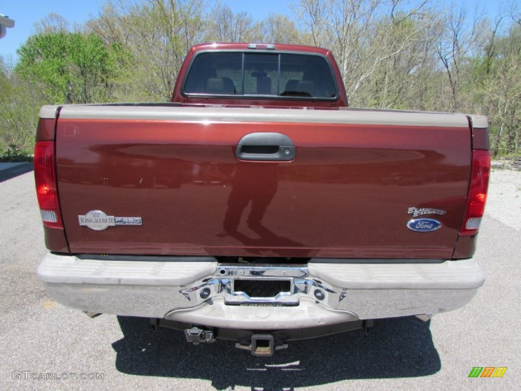 2006 F350 Super Duty King Ranch Crew Cab 4x4 Dually - Dark Copper Metallic / Castano Brown Leather photo #4