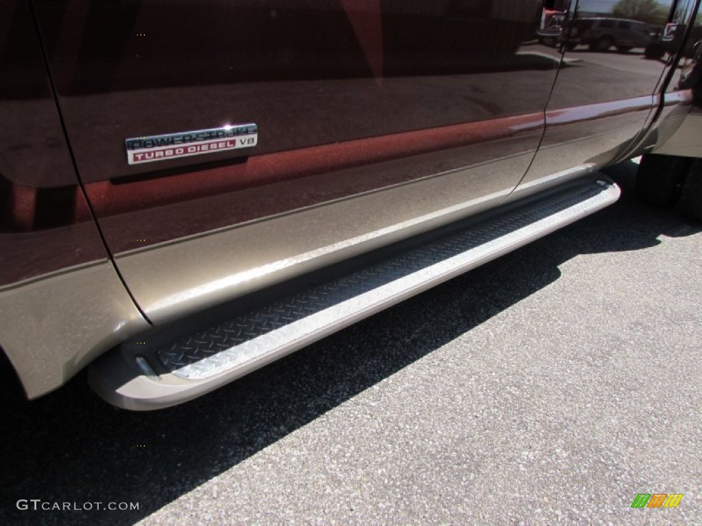 2006 F350 Super Duty King Ranch Crew Cab 4x4 Dually - Dark Copper Metallic / Castano Brown Leather photo #13