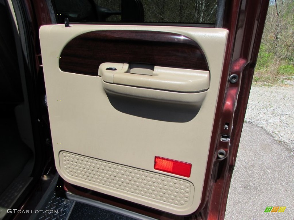 2006 F350 Super Duty King Ranch Crew Cab 4x4 Dually - Dark Copper Metallic / Castano Brown Leather photo #19