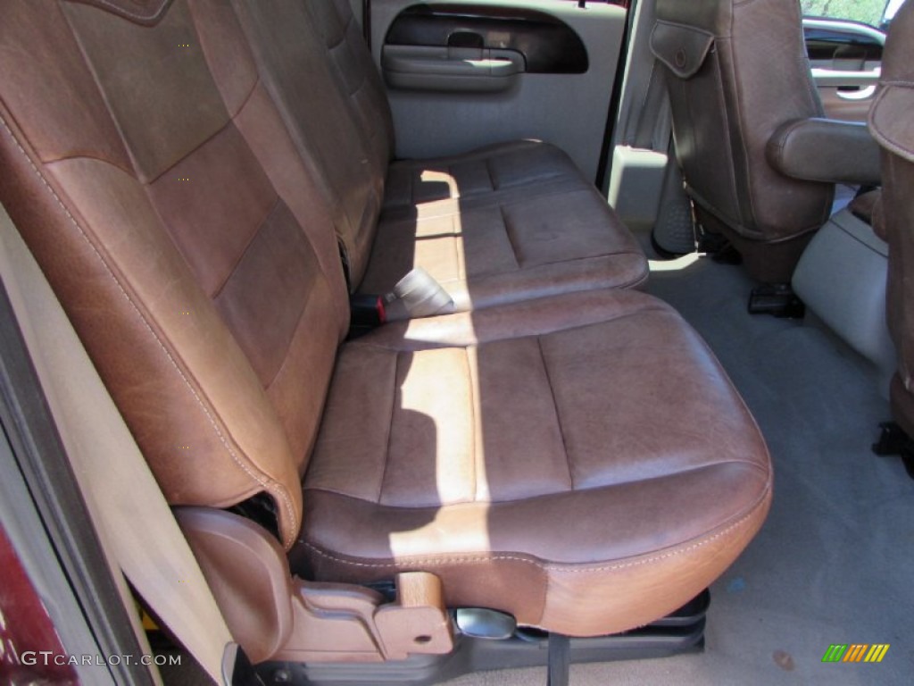 2006 F350 Super Duty King Ranch Crew Cab 4x4 Dually - Dark Copper Metallic / Castano Brown Leather photo #21