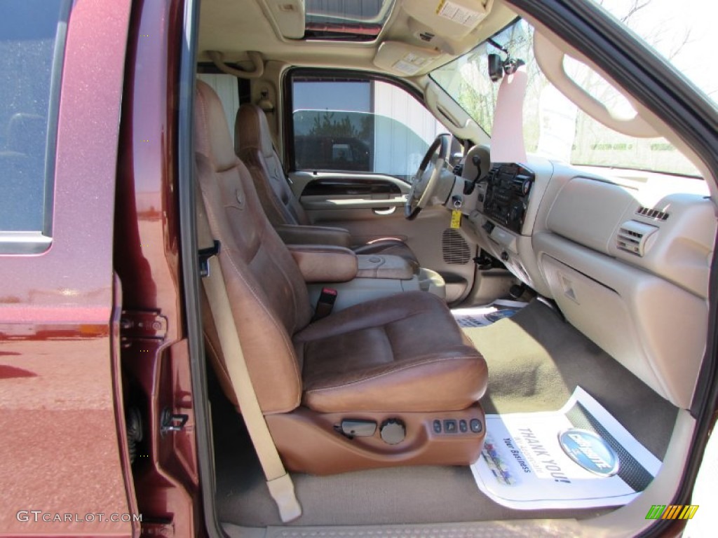 2006 F350 Super Duty King Ranch Crew Cab 4x4 Dually - Dark Copper Metallic / Castano Brown Leather photo #24