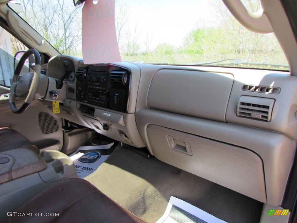 2006 F350 Super Duty King Ranch Crew Cab 4x4 Dually - Dark Copper Metallic / Castano Brown Leather photo #27