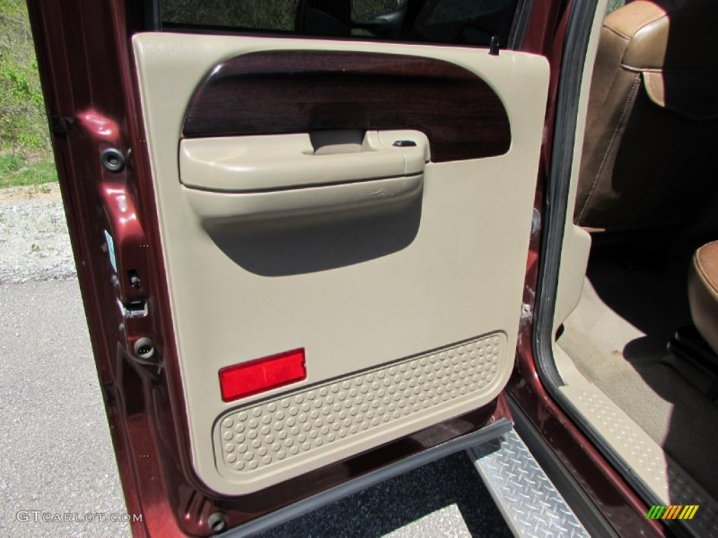 2006 F350 Super Duty King Ranch Crew Cab 4x4 Dually - Dark Copper Metallic / Castano Brown Leather photo #28