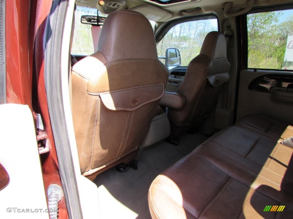 2006 F350 Super Duty King Ranch Crew Cab 4x4 Dually - Dark Copper Metallic / Castano Brown Leather photo #31