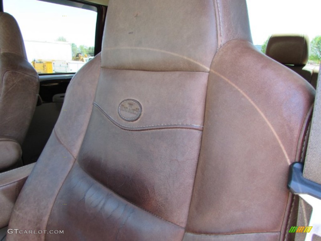 2006 F350 Super Duty King Ranch Crew Cab 4x4 Dually - Dark Copper Metallic / Castano Brown Leather photo #37