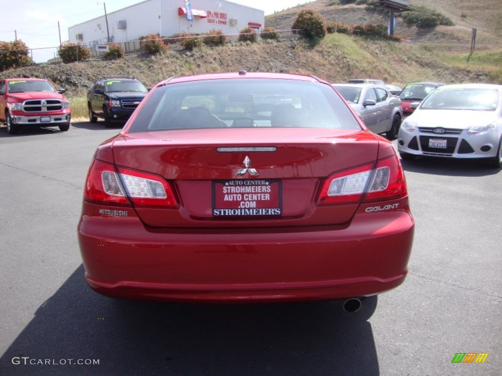 2012 Galant ES - Rave Red / Black photo #6