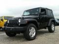 2015 Black Jeep Wrangler Sport 4x4  photo #2