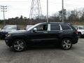 2015 Brilliant Black Crystal Pearl Jeep Grand Cherokee Overland 4x4  photo #3