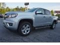 2015 Silver Ice Metallic Chevrolet Colorado LT Crew Cab  photo #3