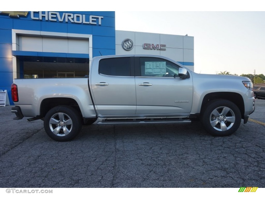 Silver Ice Metallic 2015 Chevrolet Colorado LT Crew Cab Exterior Photo #103390182