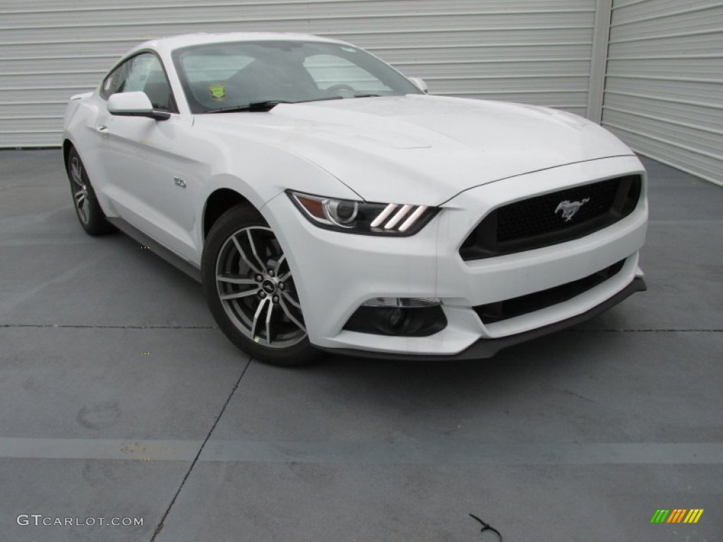 2015 Mustang GT Coupe - Oxford White / Ebony photo #1