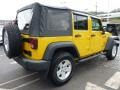 Detonator Yellow - Wrangler Unlimited X 4x4 Photo No. 6