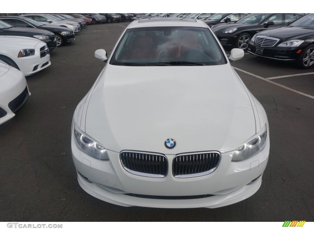 2012 3 Series 328i xDrive Coupe - Alpine White / Coral Red/Black photo #5