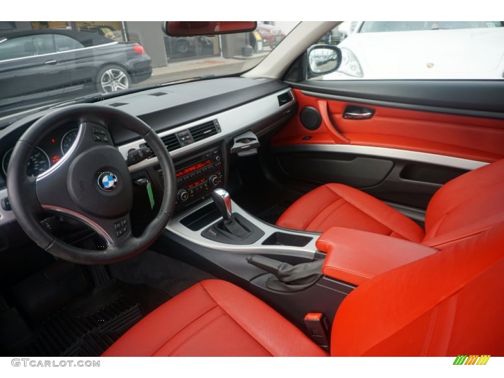 2012 3 Series 328i xDrive Coupe - Alpine White / Coral Red/Black photo #8