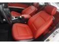 Coral Red/Black Front Seat Photo for 2012 BMW 3 Series #103392093