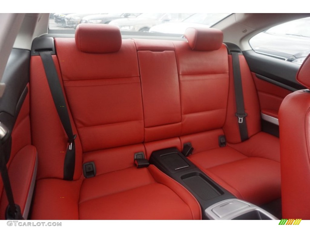 Coral Red/Black Interior 2012 BMW 3 Series 328i xDrive Coupe Photo #103392162