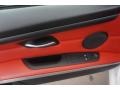 Coral Red/Black 2012 BMW 3 Series 328i xDrive Coupe Door Panel