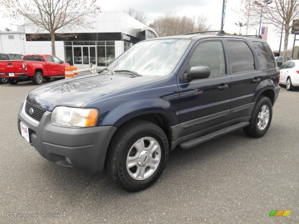 2003 Escape XLT V6 - True Blue Metallic / Medium Dark Flint photo #3