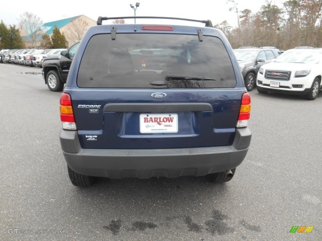 2003 Escape XLT V6 - True Blue Metallic / Medium Dark Flint photo #5