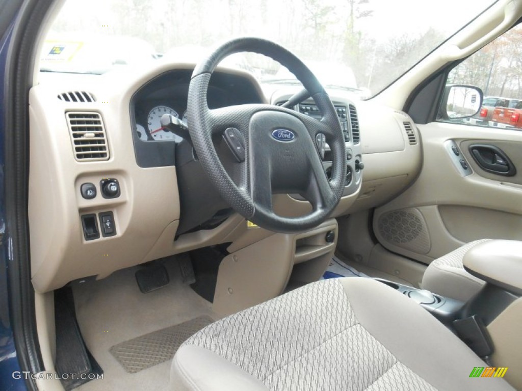 2003 Escape XLT V6 - True Blue Metallic / Medium Dark Flint photo #14