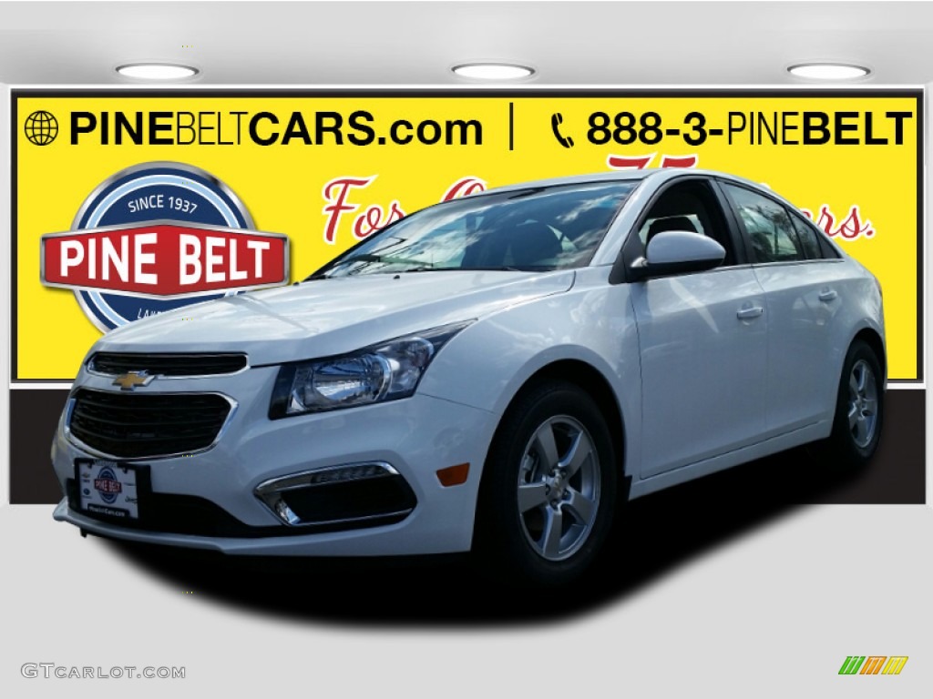 2015 Cruze LT - Summit White / Jet Black/Medium Titanium photo #1