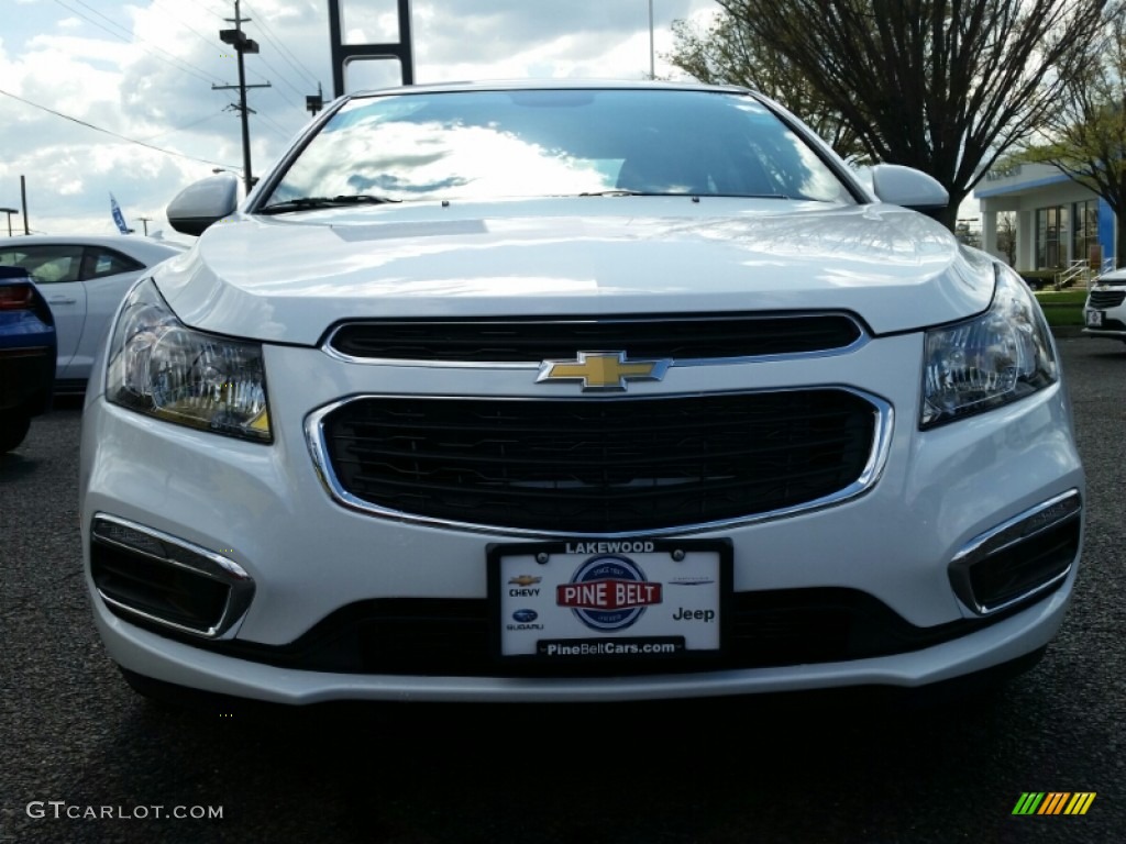 2015 Cruze LT - Summit White / Jet Black/Medium Titanium photo #2