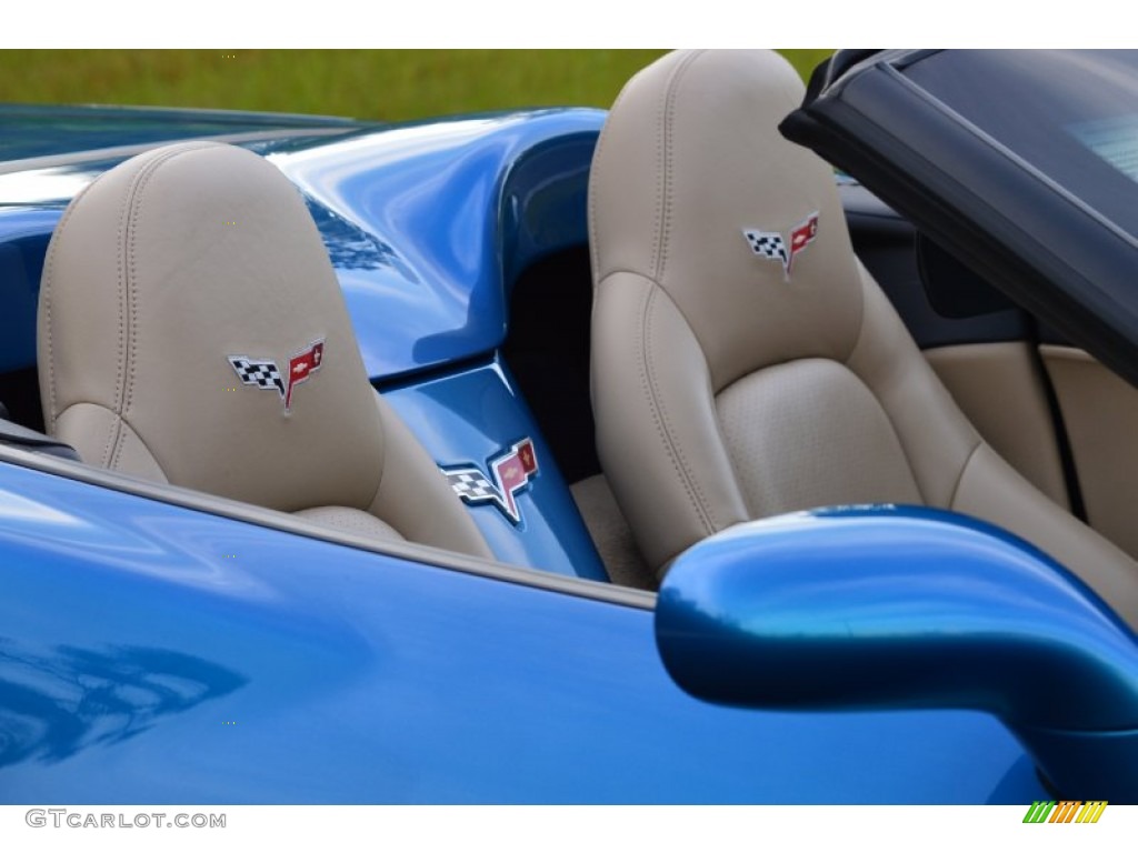 2010 Corvette Grand Sport Convertible - Jetstream Blue Metallic / Cashmere photo #24