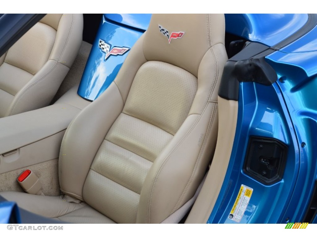 2010 Chevrolet Corvette Grand Sport Convertible Front Seat Photo #103394811