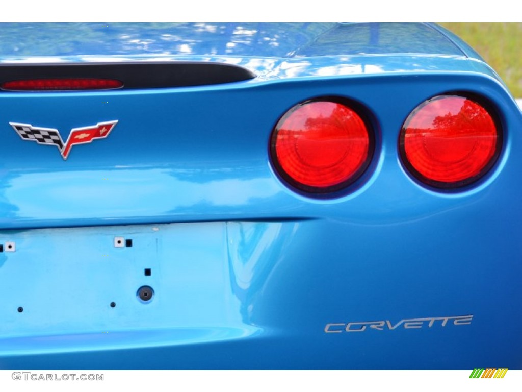 2010 Corvette Grand Sport Convertible - Jetstream Blue Metallic / Cashmere photo #52