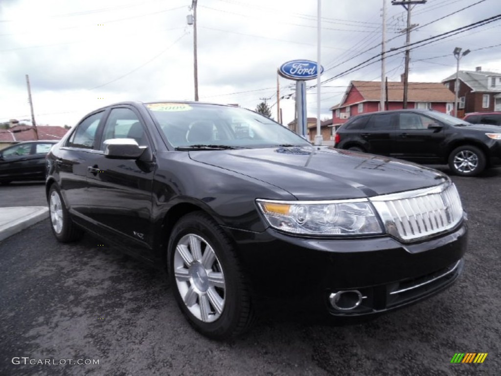 Tuxedo Black Metallic 2009 Lincoln MKZ AWD Sedan Exterior Photo #103395477