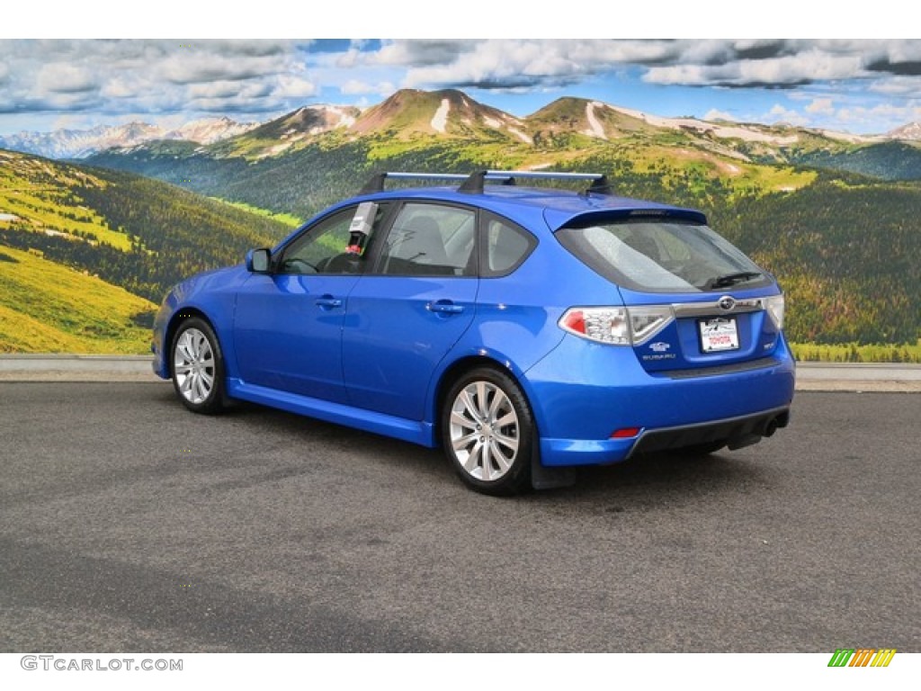 2008 Impreza WRX Wagon - WR Blue Mica / Carbon Black photo #7