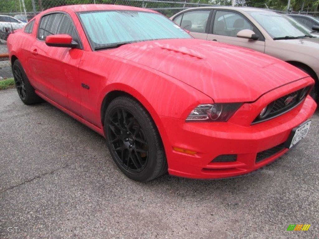 2014 Mustang GT Coupe - Race Red / Charcoal Black photo #1
