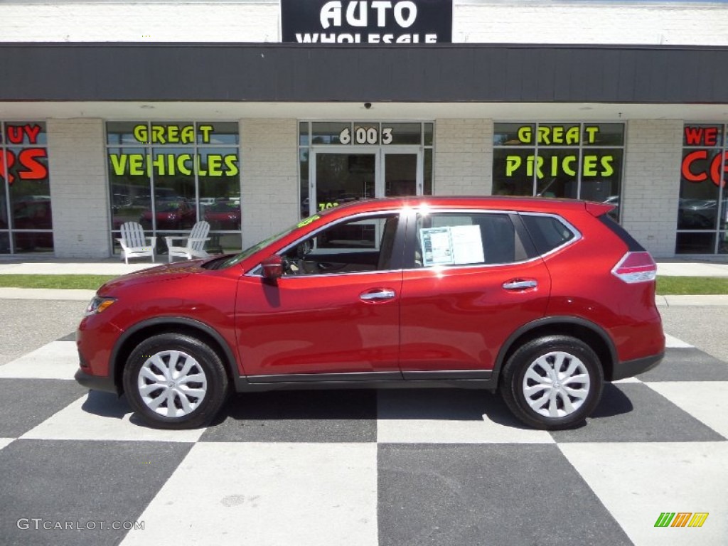 2015 Rogue S - Cayenne Red / Almond photo #1