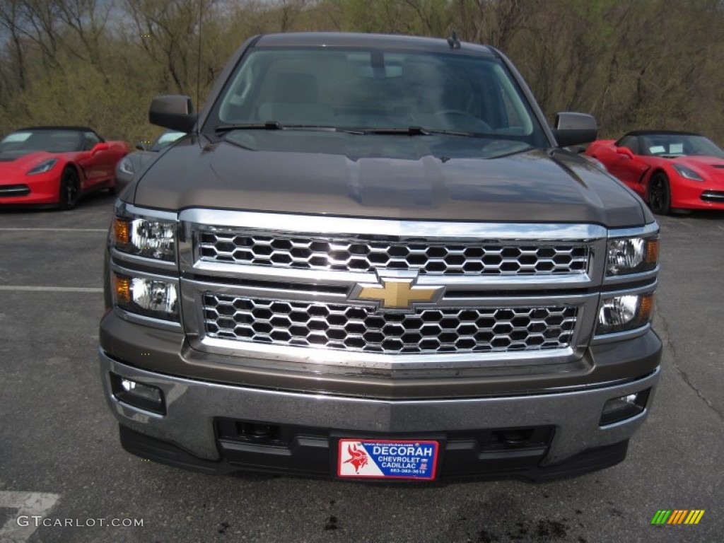 2015 Silverado 1500 LT Regular Cab 4x4 - Brownstone Metallic / Cocoa/Dune photo #3