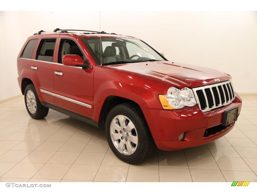 2010 Grand Cherokee Limited 4x4 - Inferno Red Crystal Pearl / Dark Slate Gray/Light Graystone photo #1