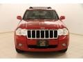 2010 Inferno Red Crystal Pearl Jeep Grand Cherokee Limited 4x4  photo #2