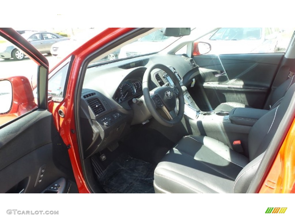 Black Interior 2015 Toyota Venza Limited AWD Photo #103401046