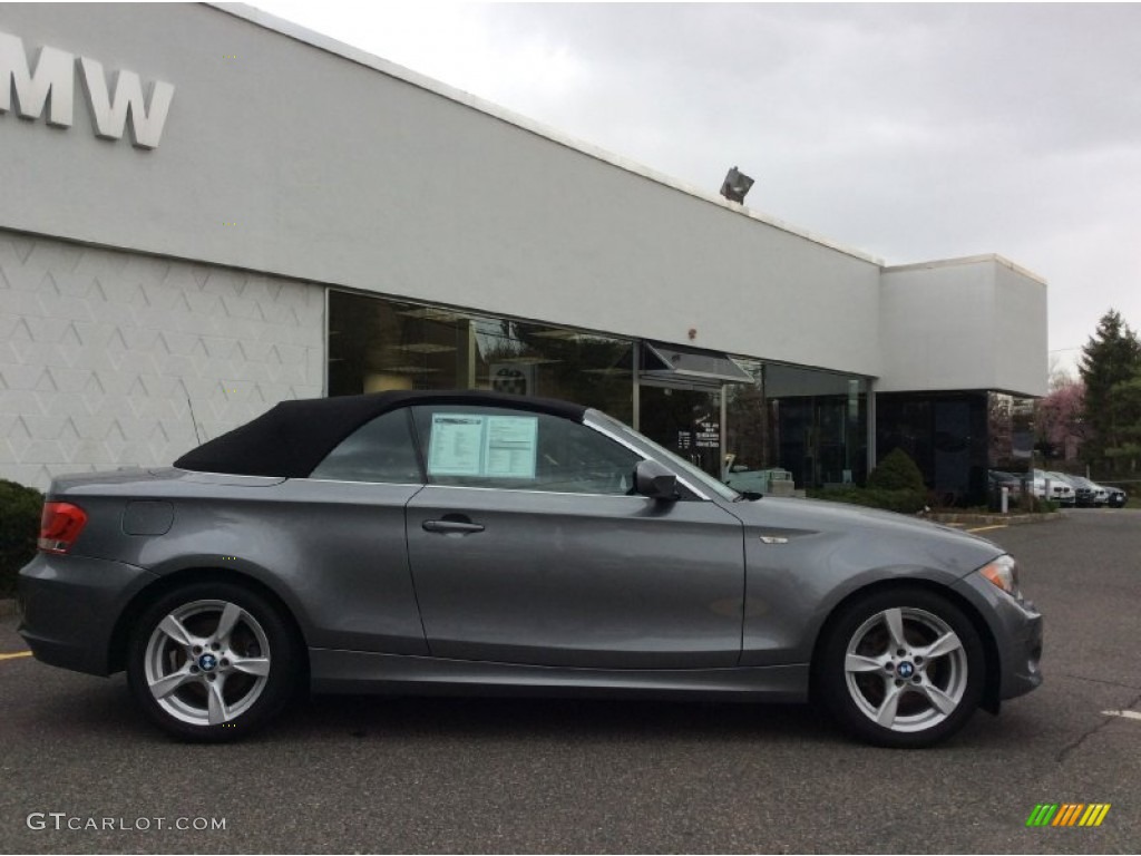2012 1 Series 128i Convertible - Space Grey Metallic / Oyster photo #2