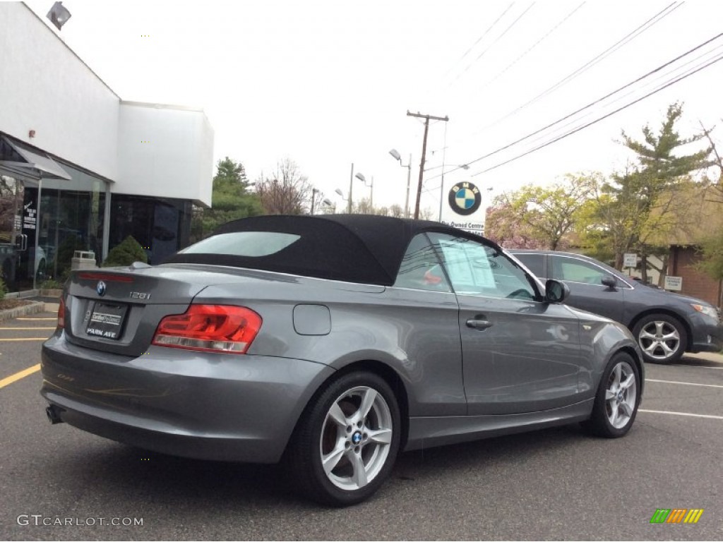 2012 1 Series 128i Convertible - Space Grey Metallic / Oyster photo #3