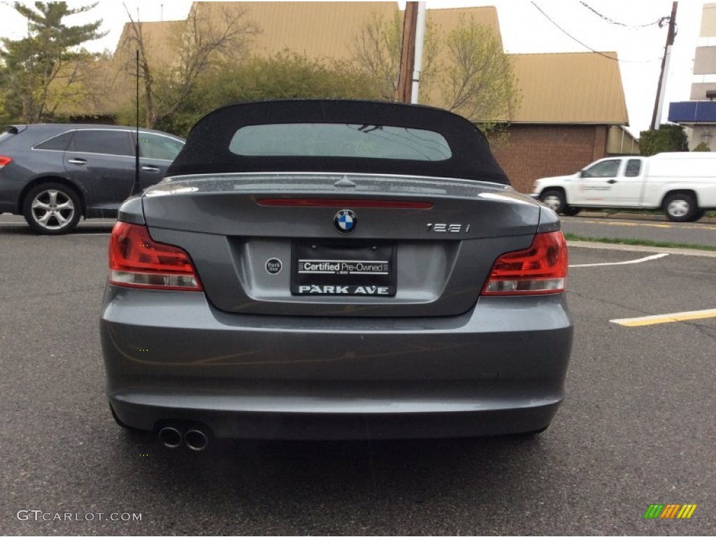 2012 1 Series 128i Convertible - Space Grey Metallic / Oyster photo #4