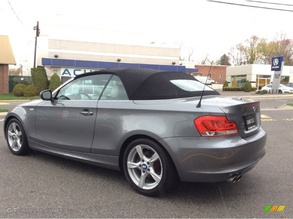2012 1 Series 128i Convertible - Space Grey Metallic / Oyster photo #5