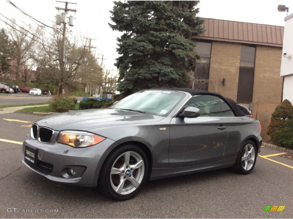2012 1 Series 128i Convertible - Space Grey Metallic / Oyster photo #7