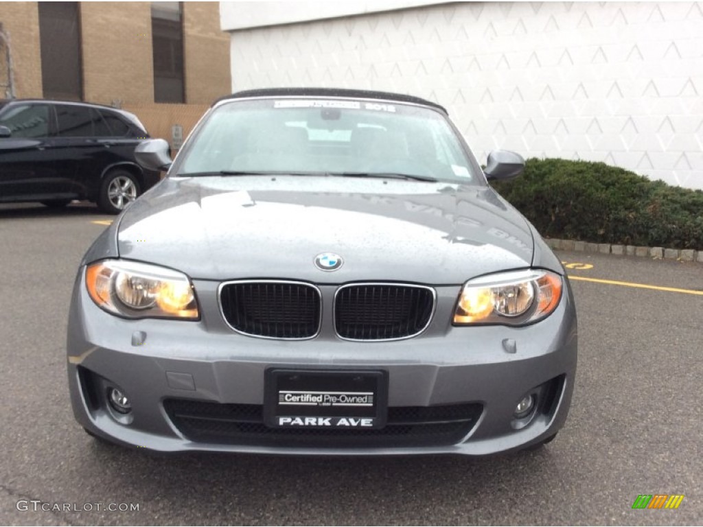 2012 1 Series 128i Convertible - Space Grey Metallic / Oyster photo #8