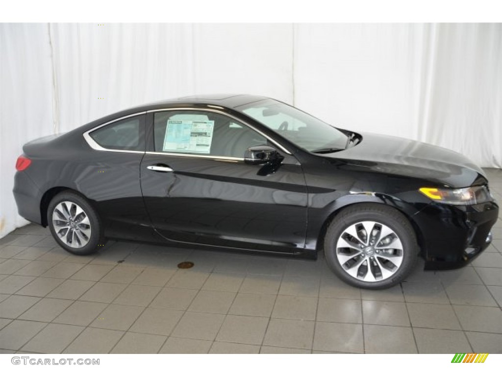 2015 Accord EX Coupe - Crystal Black Pearl / Black photo #4