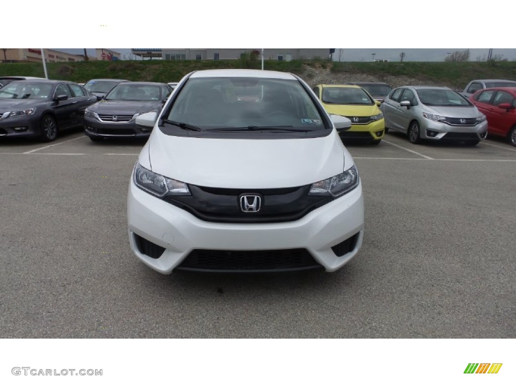 2015 Fit LX - White Orchid Pearl / Black photo #1