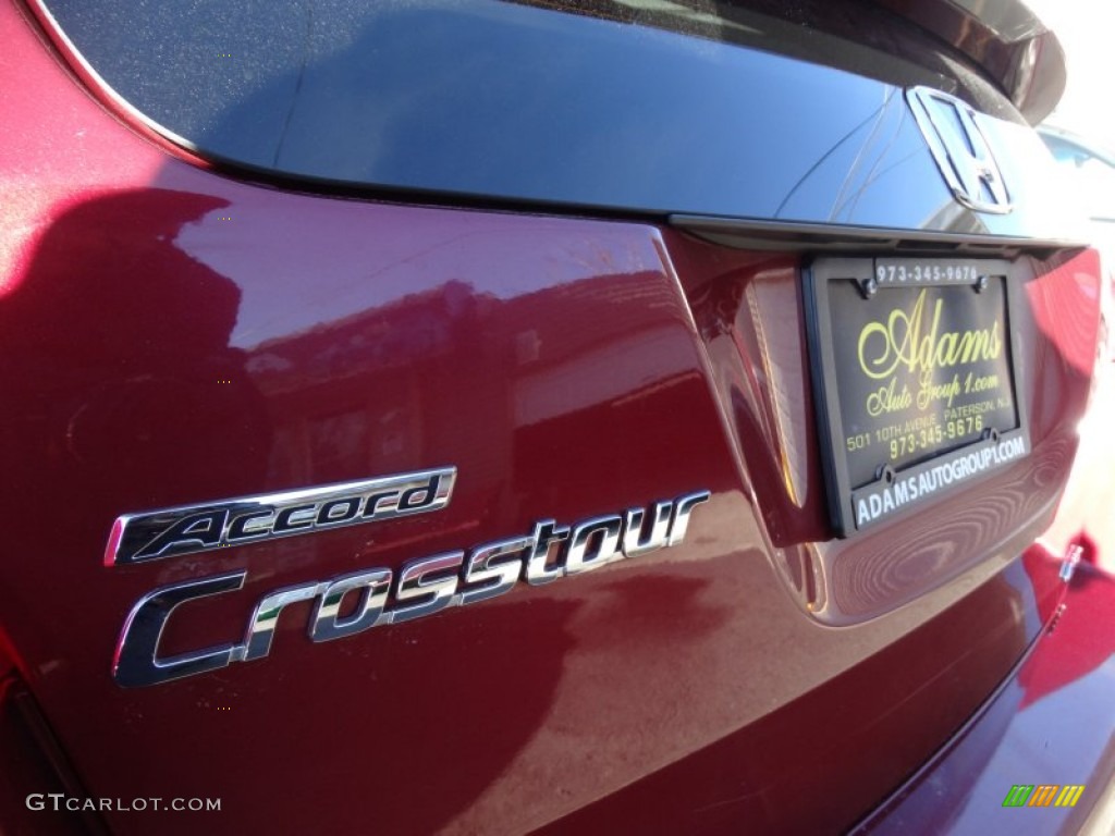 2011 Accord Crosstour EX-L 4WD - Tango Red Pearl / Ivory photo #32