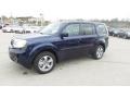 2015 Obsidian Blue Pearl Honda Pilot EX-L 4WD  photo #2