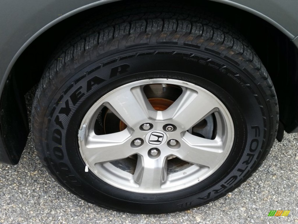 2009 Pilot EX-L 4WD - Nimbus Gray Metallic / Beige photo #33