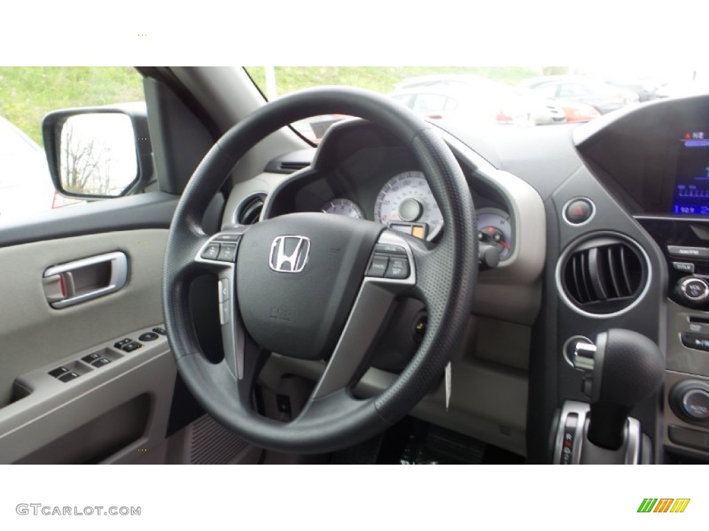 2015 Pilot SE 4WD - Modern Steel Metallic / Gray photo #20